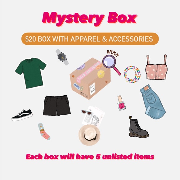 20 Dollar Mystery Box - Women or Mens Mystery Box - Surprise Box - Picture 1 of 1